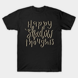 Happy shadow thoughts yellow T-Shirt